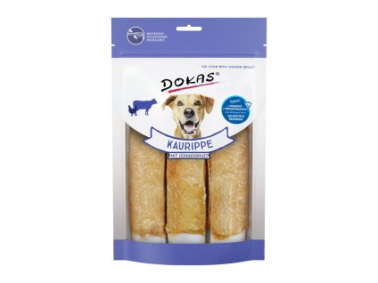 DOKAS Žebra z hovězí kůže obalená kuřecím masem (3ks)