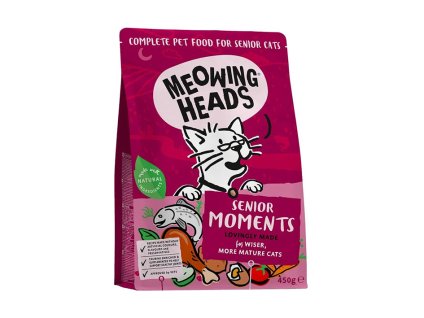 MEOWING HEADS New Senior Moments 450g