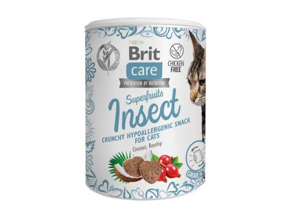 BRIT CARE Cat Snack Superfruits Insect 100g