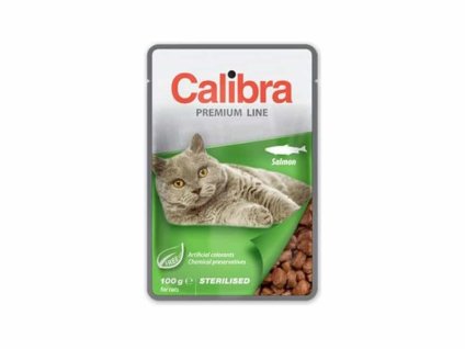 Kapsička CALIBRA Cat Premium Sterilised Salmon 100g