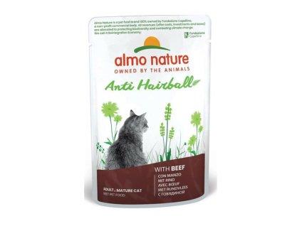 Kapsička ALMO NATURE Daily Menu Functional Anti-Hairball hovězí 70g