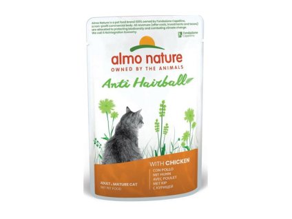Kapsička ALMO NATURE Daily Menu Functional Anti-Hairball kuřecí 70g