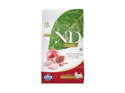 N&D Grain Free Prime Dog Adult Mini Chicken & Pomegranate 800g (DOPRODEJ)