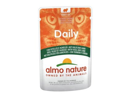 Kapsička ALMO NATURE Daily Menu telecí a jehně 70g