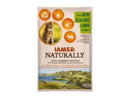 Kapsička IAMS Cat Naturally with New Zealand Lamb in Gravy 85g