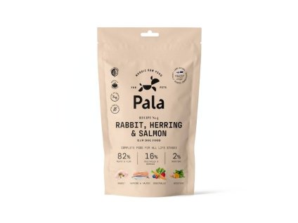 PALA Raw Dog Food nr.4 Rabbit, Herring & Salmon 100g