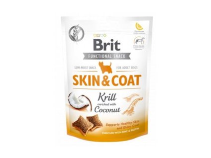 BRIT Functional Snack Skin & Coat Krill 150g