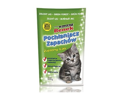 Pohlcovač zápachu JK ANIMALS zelený les 450g