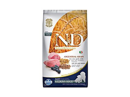 N&D Low Grain Dog Puppy Medium/Maxi Lamb & Blueberry 2,5kg