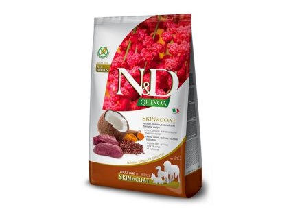 N&D Grain Free Quinoa Dog Skin & Coat Medium/Max Venison & Coconut 2,5kg