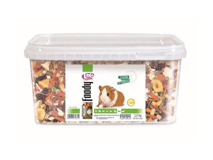LOLO PETS Basic pro morčata 2kg (vědro)