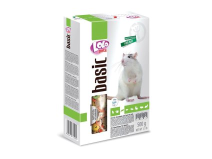 LOLO PETS Basic pro potkany 500g