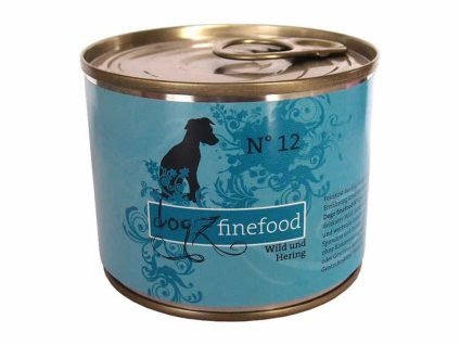 Konzerva DOGZ FINEFOOD se zvěřinou a sledím masem 200g