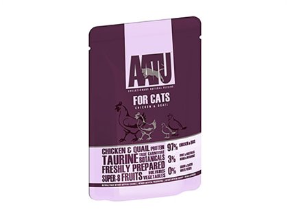 Kapsička AATU Cat Chicken & Quail 85g