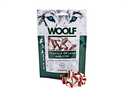 WOOLF Triangle of Lamb and Cod 100g (DOPRODEJ)