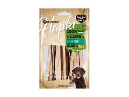 FLAMINGO Hapki Lamb & Fish Sushi Strips 85g (DOPRODEJ)