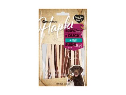 FLAMINGO Hapki Duck & Fish Sushi Strips 85g