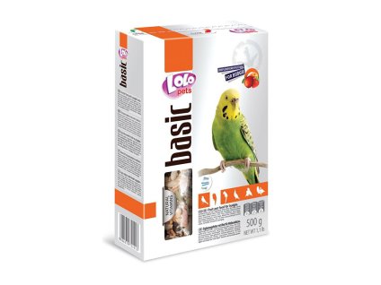 LOLO PETS Basic Fruit pro andulky 500g