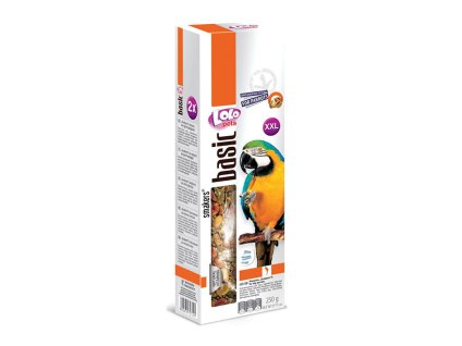 Tyčky LOLO Basic XXL pistáciové pro velké papoušky 250g (2ks)