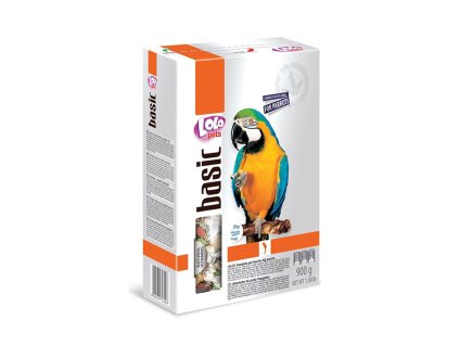 LOLO PETS Basic pro velké papoušky 900g