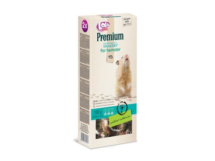 Tyčky LOLO PETS Premium pro křečky 100g (2ks)