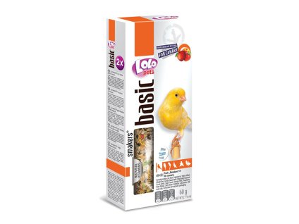 Tyčky LOLO PETS Basic ovocné pro kanáry 90g (2ks)