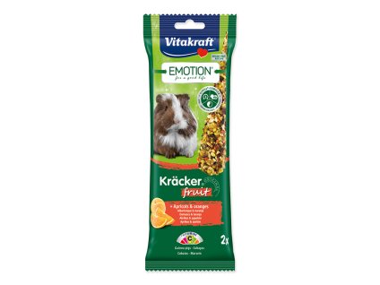 Tyčky VITAKRAFT Emotion Kracker Fruit Guinea Pig 112g (2 ks)