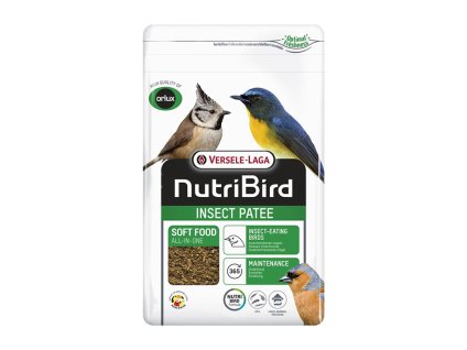 VERSELE-LAGA NutriBird Insect Patee - kompletní směs pro hmyzožravé ptactvo nebo doplněk pro exoty, pěvce, papoušky, lorie s 25% hmyzu 250g