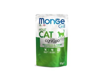 Kapsička MONGE Cat Grill králík 85g