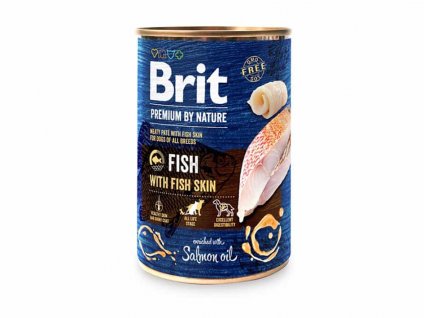 Konzerva BRIT Premium by Nature Fish & Fish Skin 400g