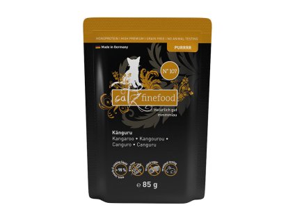 Kapsička CATZ FINEFOOD Purrrr No.107 s klokanem 85g