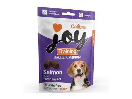 CALIBRA Dog Joy Training Snacks Small & Medium Salmon & Fresh Insect 150g