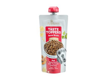 Kapsička APPLAWS Dog Taste Toppers Smoothie hovězí vývar 200ml