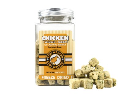 KIWI WALKER Freeze Dried Chicken & Spinach & Carrot 65g
