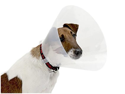 Ochranný plastový límec KRUUSE BUSTER Clic Collar 7,5cm