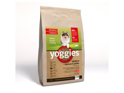 YOGGIES Minigranule vepřové maso Iberico & jablka 5kg