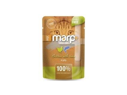 Kapsička MARP Cat Holistic Plus kuře s tuňákem v želé 55g