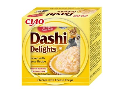 CIAO Dashi Cat Delights kuře se sýrem 70g