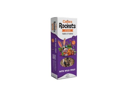 CALIBRA Rockets Sticks Wild Fruit pro králíky a hlodavce 120g