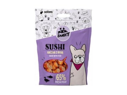 VET EXPERT Mr.Bandit pochoutka Sushi kachna a ryba 80g