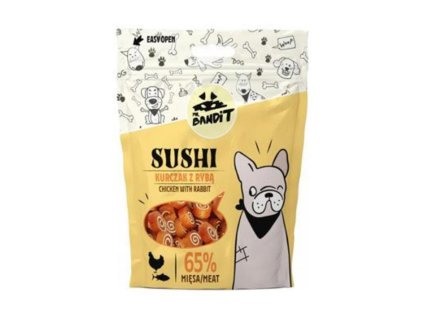 VETEXPERT Mr.Bandit pochoutka Sushi kuře a ryba 80g