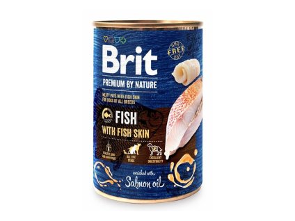 Konzerva BRIT Premium by Nature Fish & Fish Skin 800g