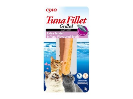 CIAO Cat Filé z tuňáka extra v tuňákovém vývaru 15g