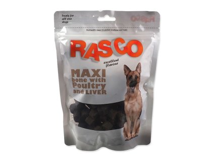 RASCO maxi kostky s drůbežím a játry (5cm) 450g