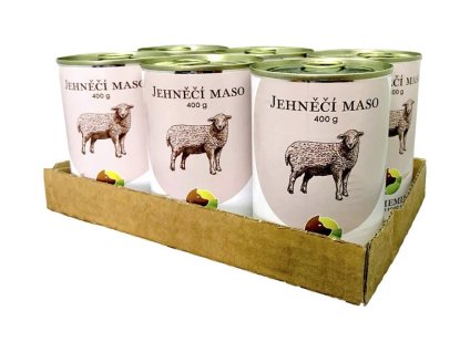Konzerva BOHEMIA jehněčí maso ve vlastní šťávě 6x400g (multipack)