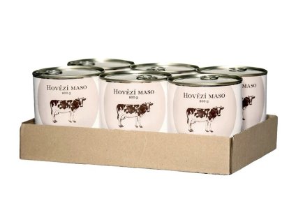 Konzerva BOHEMIA hovězí maso ve vlastní šťávě 6x800g (multipack)