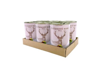 Konzerva BOHEMIA zvěřinové maso ve vlastní šťávě 6x400g (multipack)