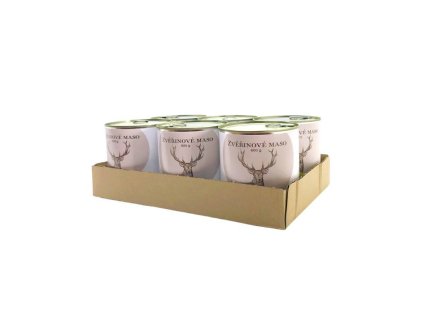 Konzerva BOHEMIA zvěřinové maso ve vlastní šťávě 6x800g (multipack)