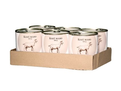 Konzerva BOHEMIA kozí maso ve vlastní šťávě 6x800g (multipack)