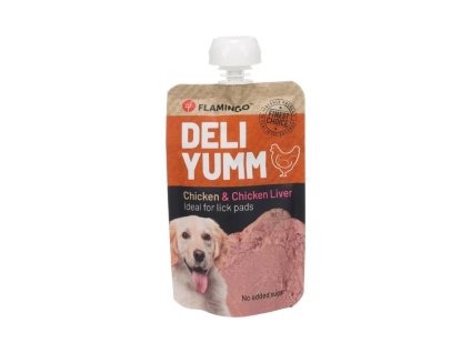 FLAMINGO Deli Yumm pasta s kuřetem a kuřecími játry 90g